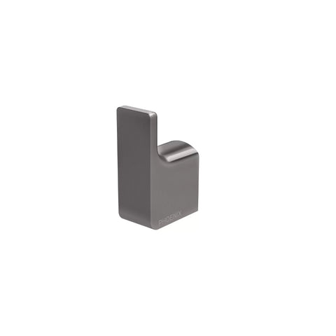 Phoenix Gloss Robe Hook Brushed Carbon GS897-31