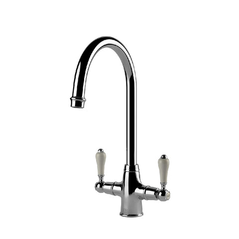 Turner Hasting Ludlow Double Sink Mixer Chrome LU101DM-CH