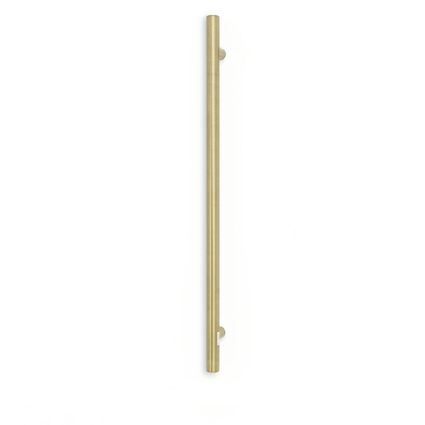 Radiant Vertical Single Heated Towel Bar 40mm X 950mm Light Gold (Top or Botton Wiring) LG-VTR-950