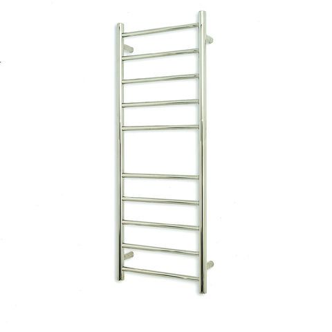 Radiant Polished 430 x 1100mm Round Non Heated Towel Rail LTR430