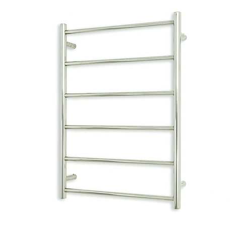 Radiant Polished 600 x 830mm Round Non Heated Towel Rail LTR01-600
