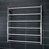 Radiant Polished 800 x 830mm Round Non Heated Towel Rail LTR01-800
