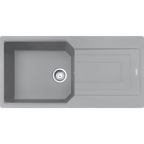Franke Sink Urban Single Bowl with Drainer- Stone Grey - UBG211-100REV SG (4509067673660)