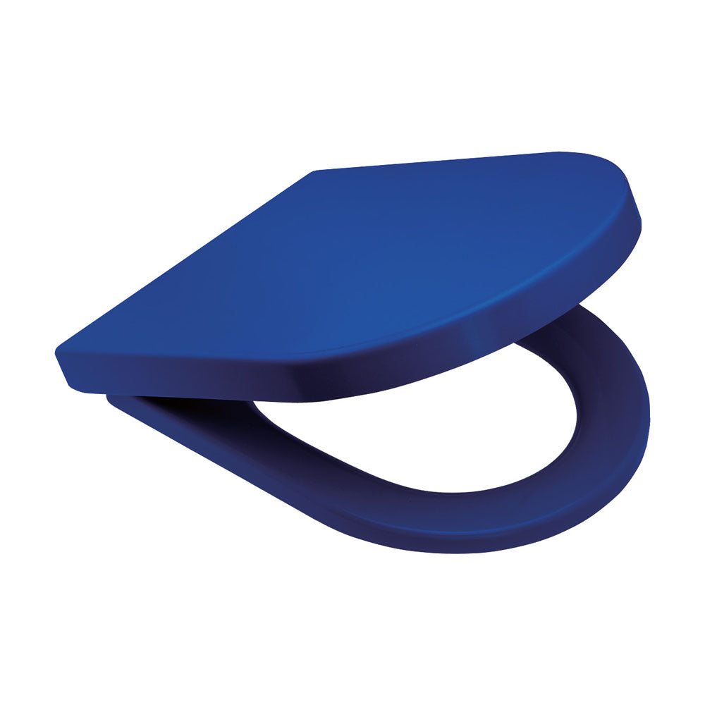 Fienza Universal Toilet Seat Soft Close Blue 000022U