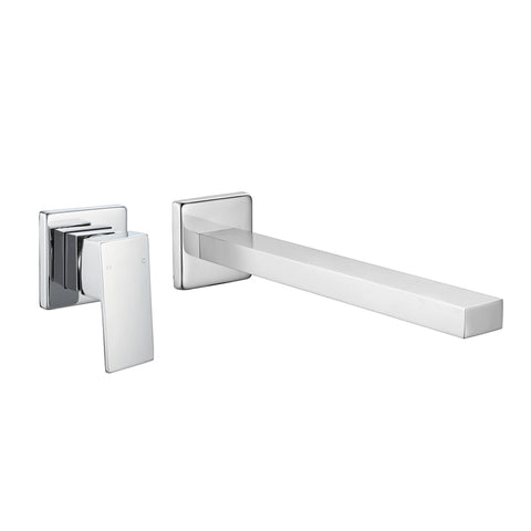 Vito Bertoni Qaad Wall Basin/Bath Set Fixed 220mm Chrome 79193