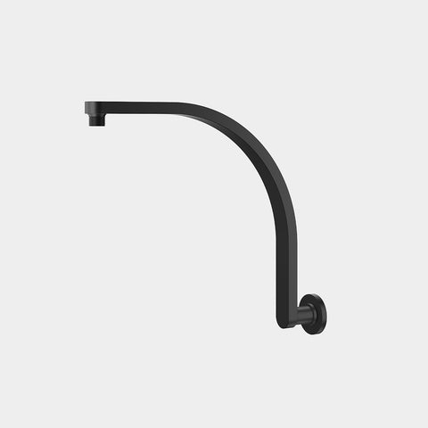 Amelie Essentiel Round Shower Arm 350mm Matte Black BDOIAR1104MB