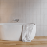 Amelie Essentiel Wall Basin Mixer & Spout 200mm Square Brushed Nickel (Full Kit) BDO19102BN