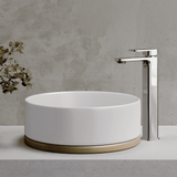 Amelie Essentiel Hi Rise Basin Mixer Square Chrome BDO19101