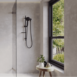 Amelie Essentiel Rail Shower 5 Function Set Matte Black BDOOV772MB
