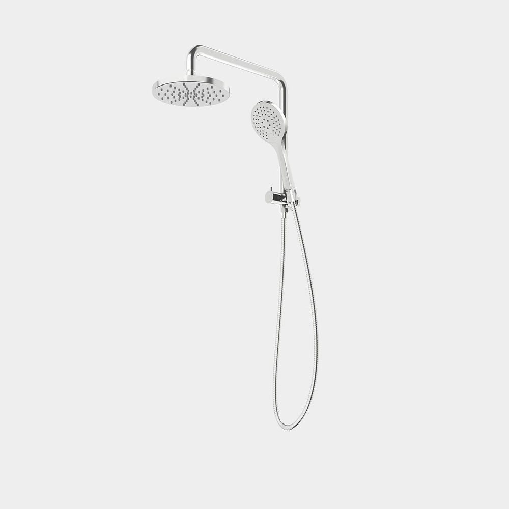 Amelie Essentiel Twin Shower Wall Set w/ 200mm Round Head Chrome BDO18211