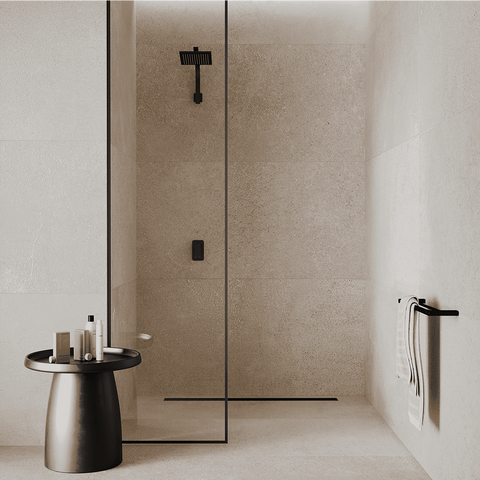 Amelie Essentiel Double Towel Rail 600mm Matte Black BDO25003MB
