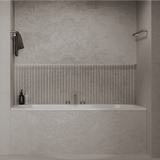 Amelie Essentiel Single Towel Rail 600mm Brushed Nickel BDO25001BN