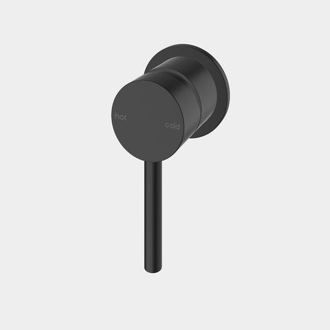 Amelie Essentiel Wall Mixer Round Pin Matte Black (Full Kit) BDO18104MB
