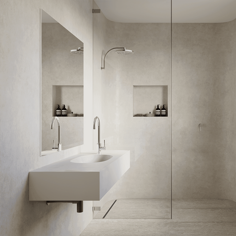 Amelie Essentiel Round Shower Arm 350mm Chrome BDOIAR1104