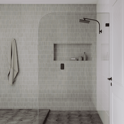 Amelie Essentiel Square Shower Arm 320mm Matte Black BDOIAR1100MB