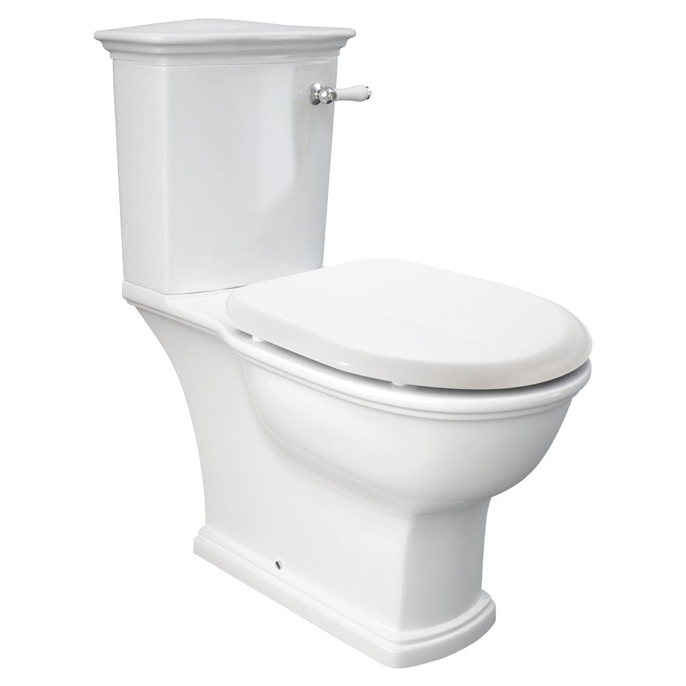 Fienza Washington Toilet Suite Front Lever Close-Coupled P Trap White 070130WS