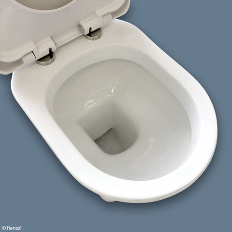 Fienza Washington Toilet Suite Front Lever Close-Coupled P Trap White 070130WS