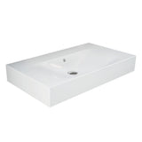 Fienza Rak Des Wall Hung Basin 810X460mm w/ Overflow (No Taphole) Alpine White 08100AWHA