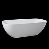 Kaskade Pure Cassandra Freestanding Oval Bath 1815mm Matte White VX35-1815-NIK8636NA
