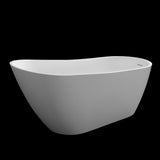 Kaskade Pure Hannah Freestanding Slipper Bath 1680mm Matte White VX37-1680-NIK8642NA