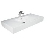 Fienza Rak Des Wall Hung Basin (1 Taphole) 1010x460mm w/ Overflow White 10101AWHA