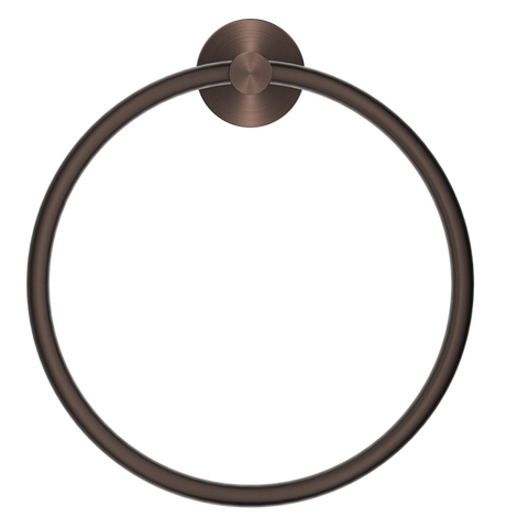 Bella Vista Mica Hand Towel Ring Dusk Bronze 1104-P-DB