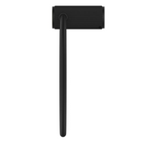 Bella Vista Mica Fluted Towel Ring Black 1104-P-NR-BLK