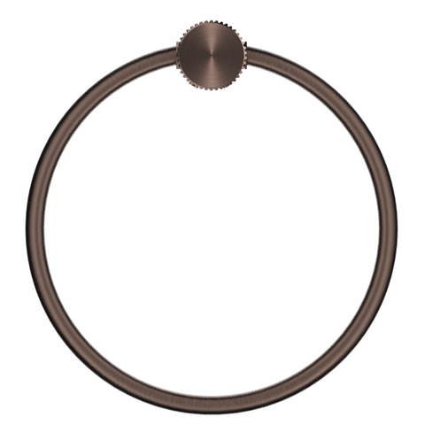 Bella Vista Mica Fluted Towel Ring Dusk Bronze 1104-P-NR-DB