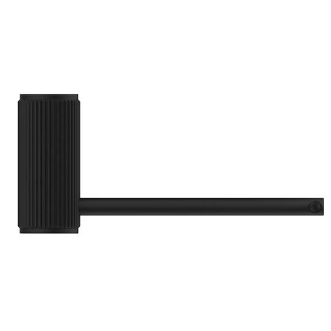 Bella Vista Mica Fluted Toilet Paper Holder Black 1111-P-NR-BLK