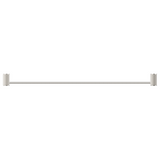 Bella Vista Mica Fluted Single Towel Rail Brushed Nickel 1124-800-P-NR-BN