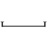 Bella Vista Mica Single Towel Rail Black 1124-800-P-BLK