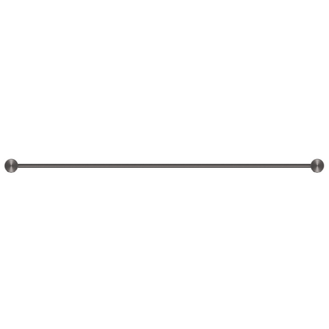 Bella Vista Mica Fluted Single Towel Rail Gunmetal 1124-800-P-NR-GM