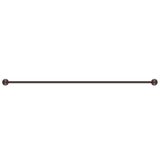 Bella Vista Mica Fluted Single Towel Rail Dusk Bronze 1124-800-P-NR-DB
