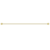 Bella Vista Mica Fluted Single Towel Rail French Gold 1124-800-P-NR-FG