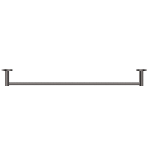 Bella Vista Mica Single Towel Rail Gunmetal 1124-800-P-GM