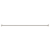 Bella Vista Mica Fluted Single Towel Rail Brushed Nickel 1124-800-P-NR-BN