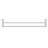 Bella Vista Mica Double Towel Rail Brushed Nickel 1148D-800-P-BN