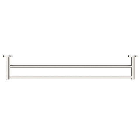 Bella Vista Mica Double Towel Rail Brushed Nickel 1148D-800-P-BN