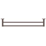 Bella Vista Mica Double Towel Rail Dusk Bronze 1148D-800-P-DB