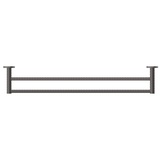 Bella Vista Mica Double Towel Rail Gunmetal 1148D-800-P-GM