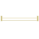Bella Vista Mica Fluted Double Towel Rail French Gold 1148D-800-P-NR-FG