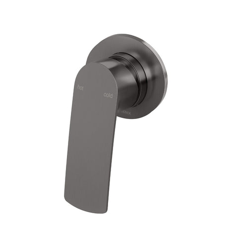 Phoenix Mekko SwitchMix Shower / Wall Mixer Round Backplate Fit-Off Kit Brushed Carbon 115-2807-31-1