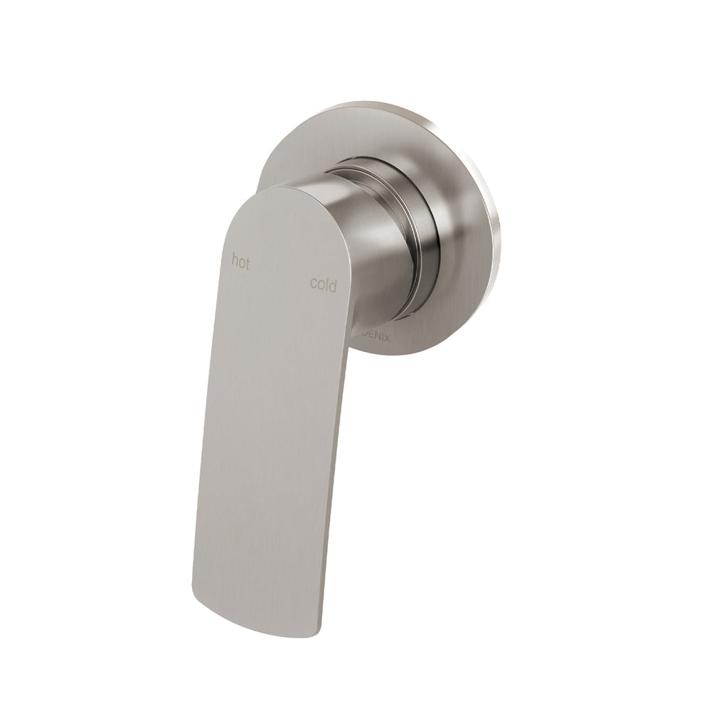 Phoenix Mekko SwitchMix Shower / Wall Mixer Round Backplate Fit-Off Kit Brushed Nickel 115-2807-40-1