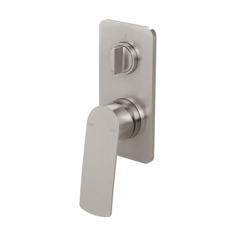 Phoenix Mekko SwitchMix Shower / Bath Diverter Mixer Fit-Off Kit Brushed Nickel 115-2940-40-1