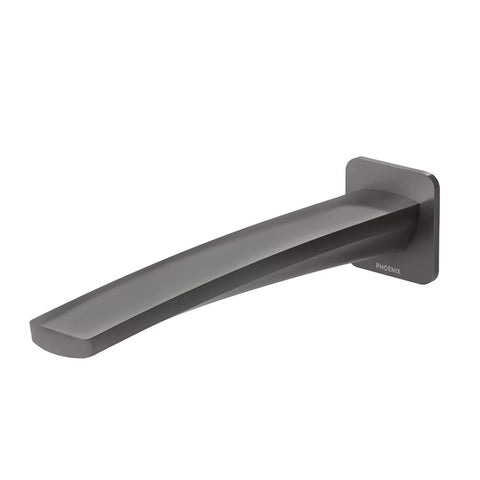 Phoenix Mekko Wall Bath Outlet 200mm Lead Free Brushed Carbon 115-7620-31-1