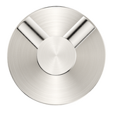 Bella Vista Mica Double Robe Hook Brushed Nickel 1153-D-P-BN