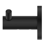 Bella Vista Mica Double Robe Hook Black 1153-D-P-BLK
