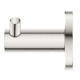 Bella Vista Mica Double Robe Hook Brushed Nickel 1153-D-P-BN