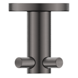 Bella Vista Mica Double Robe Hook Gunmetal 1153-D-P-GM