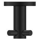 Bella Vista Mica Double Robe Hook Black 1153-D-P-BLK